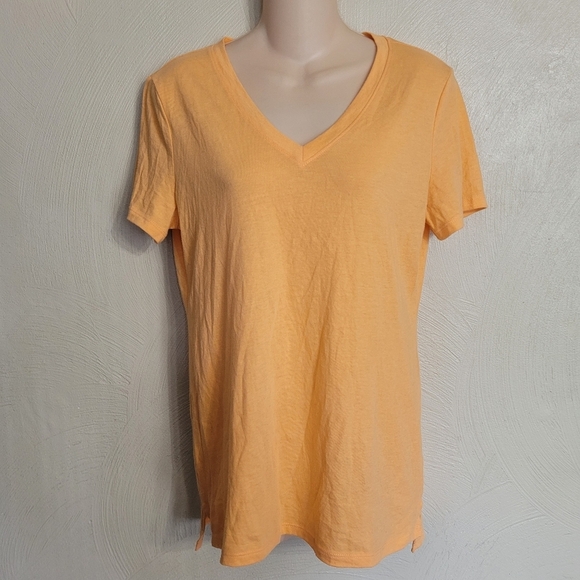 a.n.a Bundle of 2 Orange and Blue Short Sleeve Casual T-shirts Size Womens Small - Picture 4 of 10